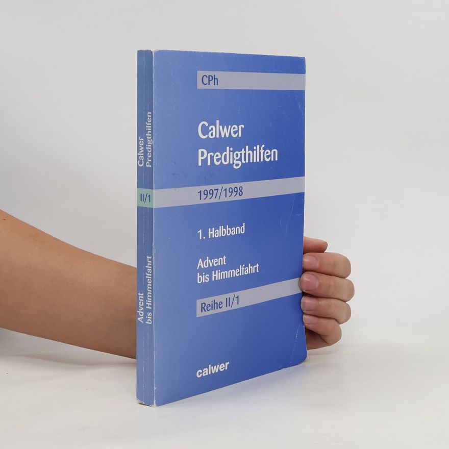 Helmut Barié Calwer Predigthilfen. 1997/98. Reihe 2/1