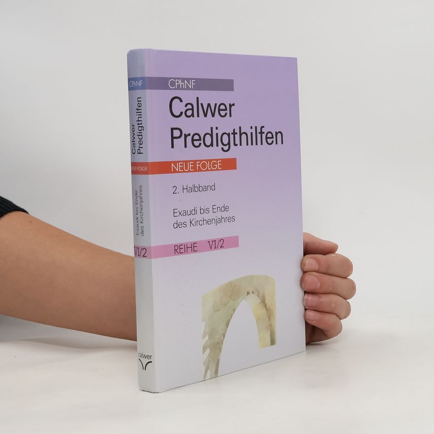 Klaus-Dieter Zacher Calwer Predigthilfen