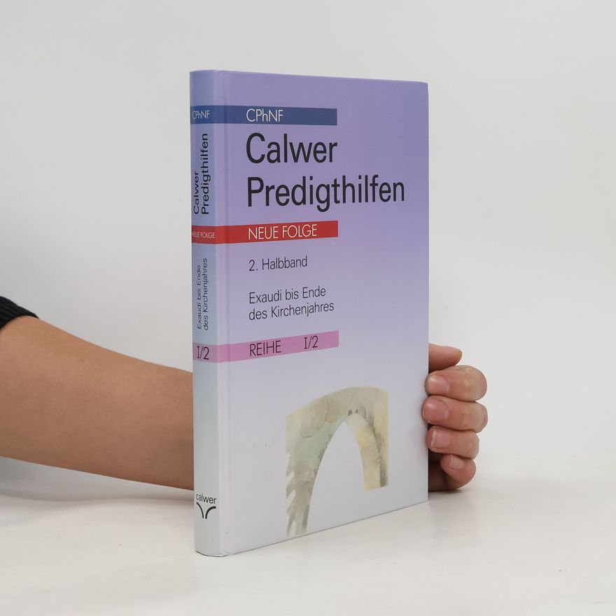 Helmut Barié Calwer Predigthilfen