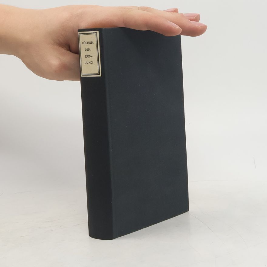 Martin Buber Bücher der Kündung