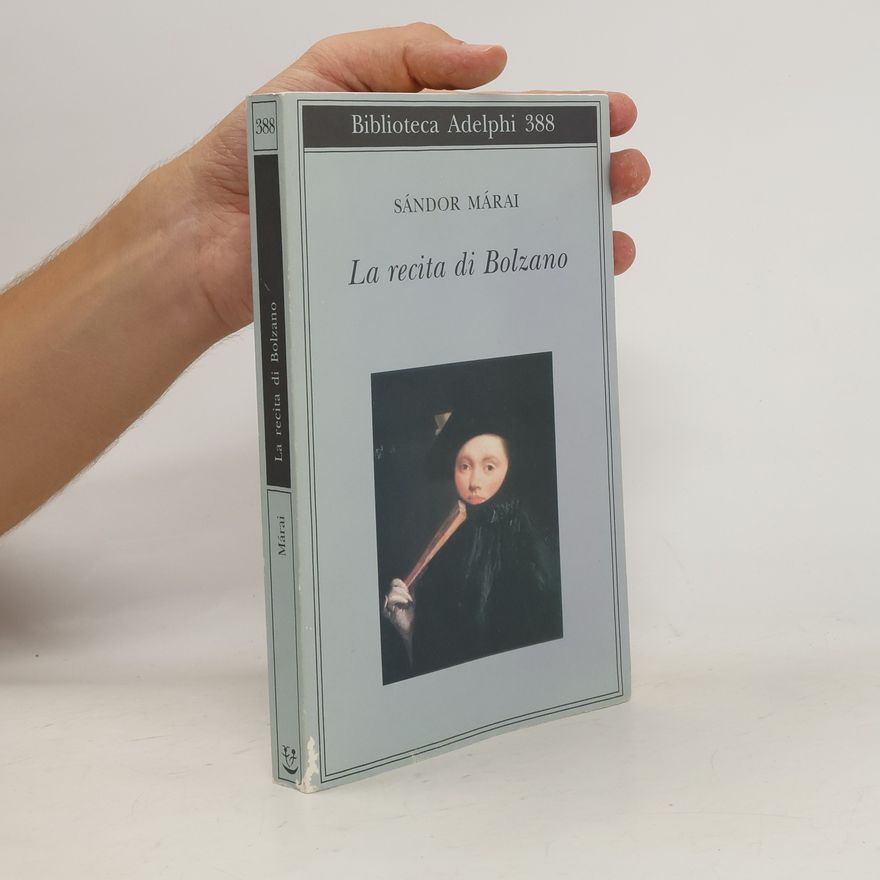 Sándor Márai La recita di Bolzano