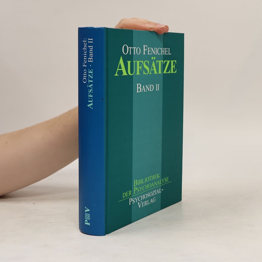 Otto Fenichel Aufsätze