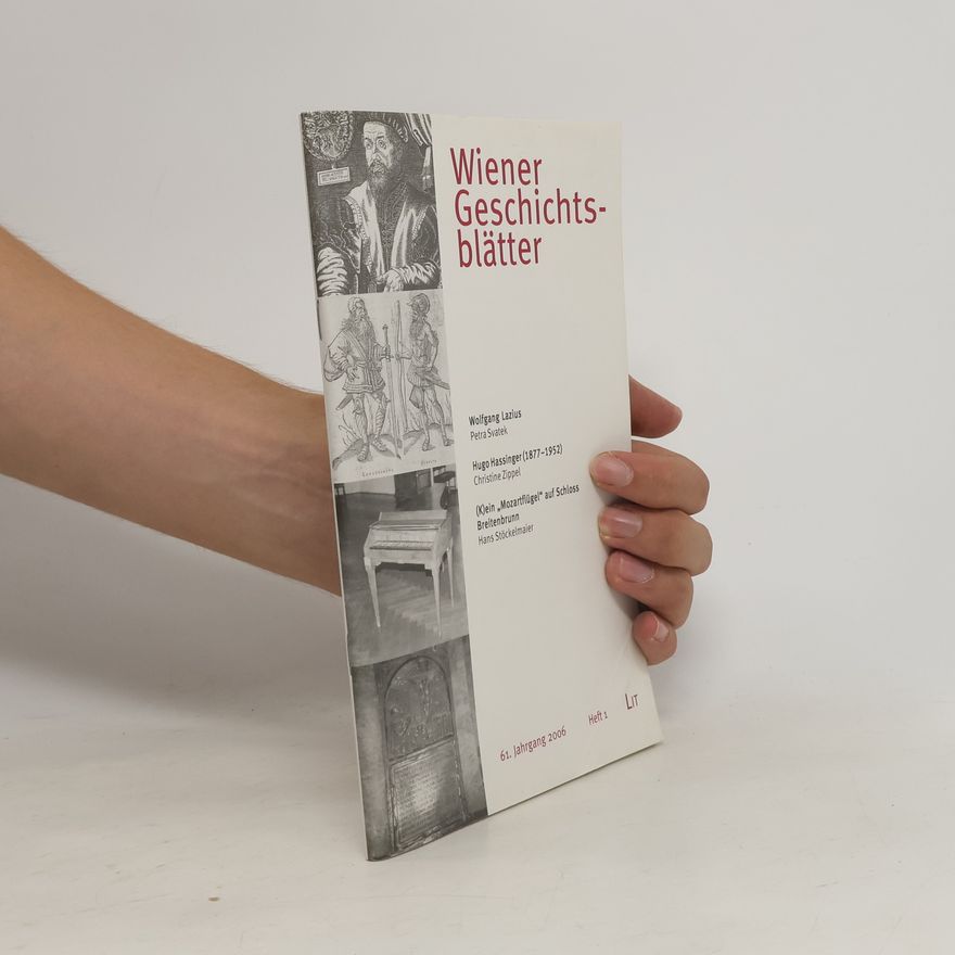 Autorenkollektiv Wiener Geschichtsblätter 1/2008