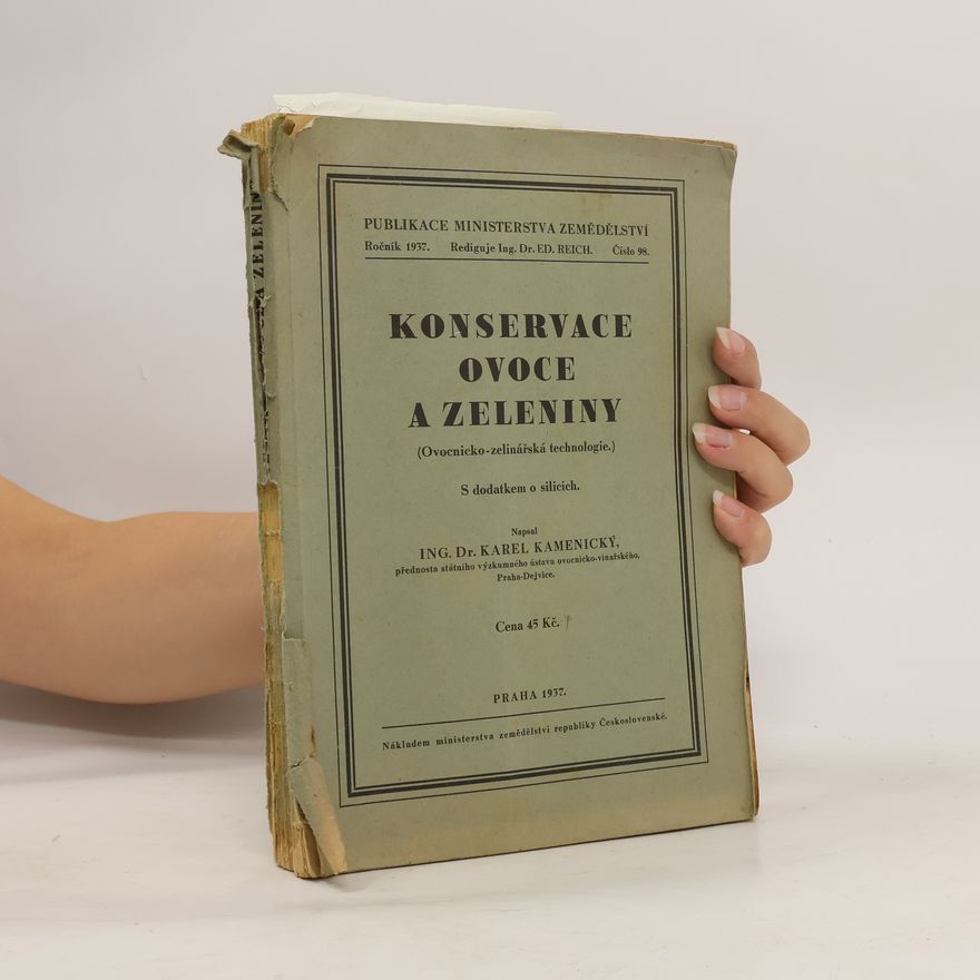 Karel Kamenický Konservace ovoce a zeleniny