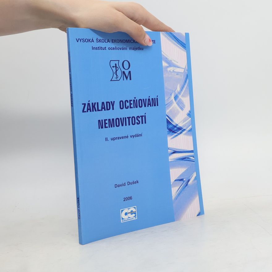 David Dušek Základy oceňování nemovitostí
