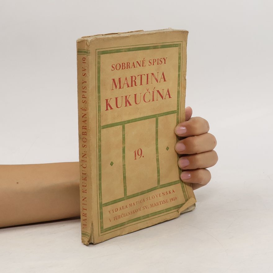 Martin Kukučín Sobrané spisy Martina Kukučína 19