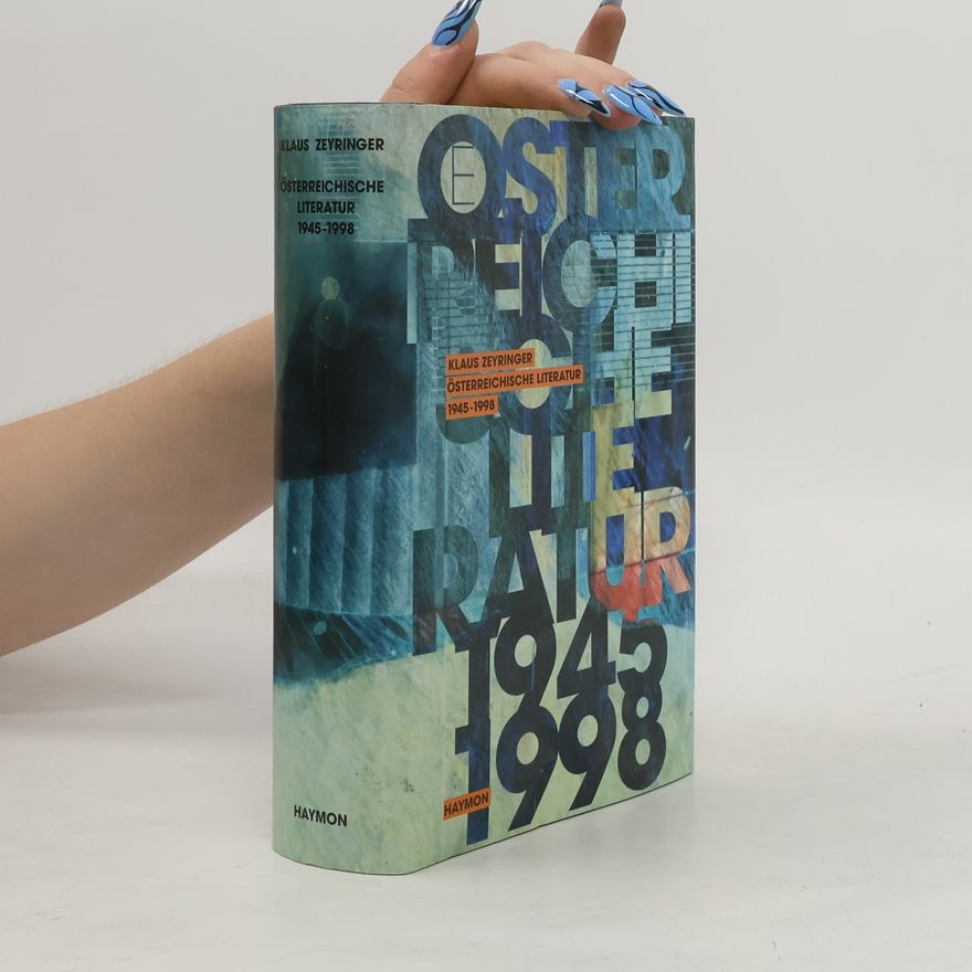 Klaus Zeyringer Österreichische Literatur