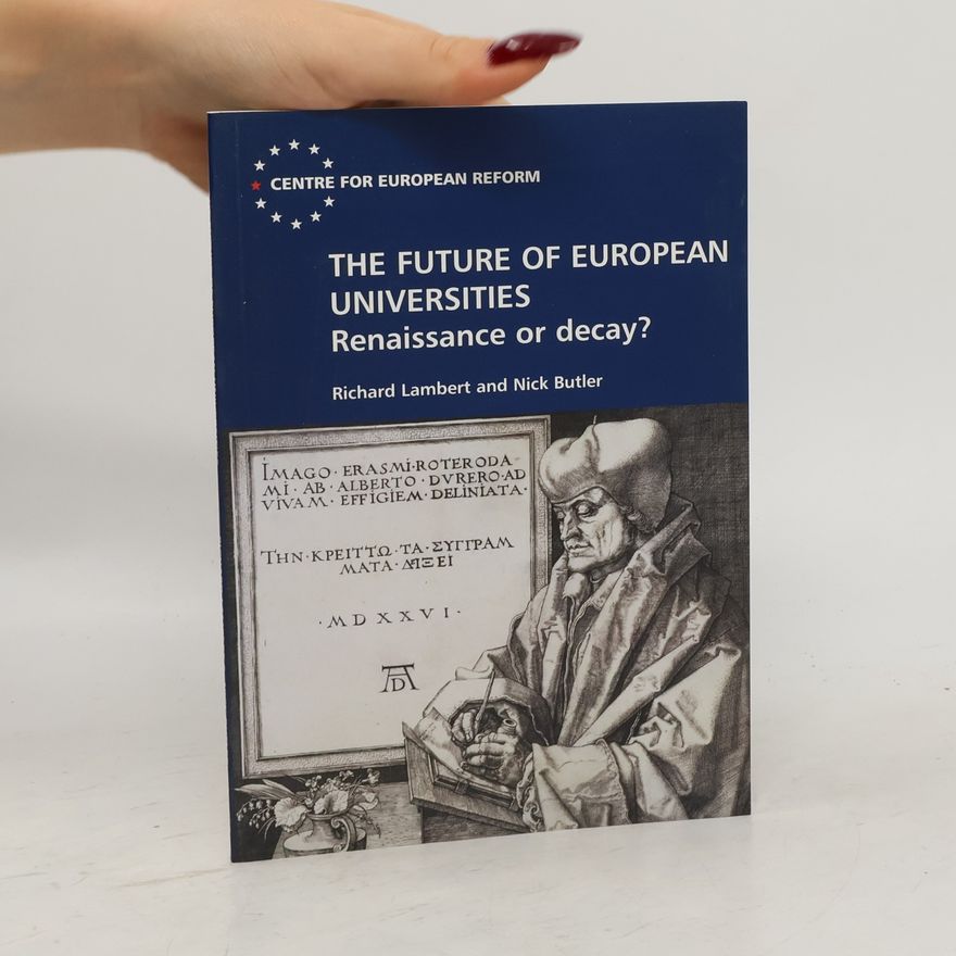 Nick Butler The Future of European Universities