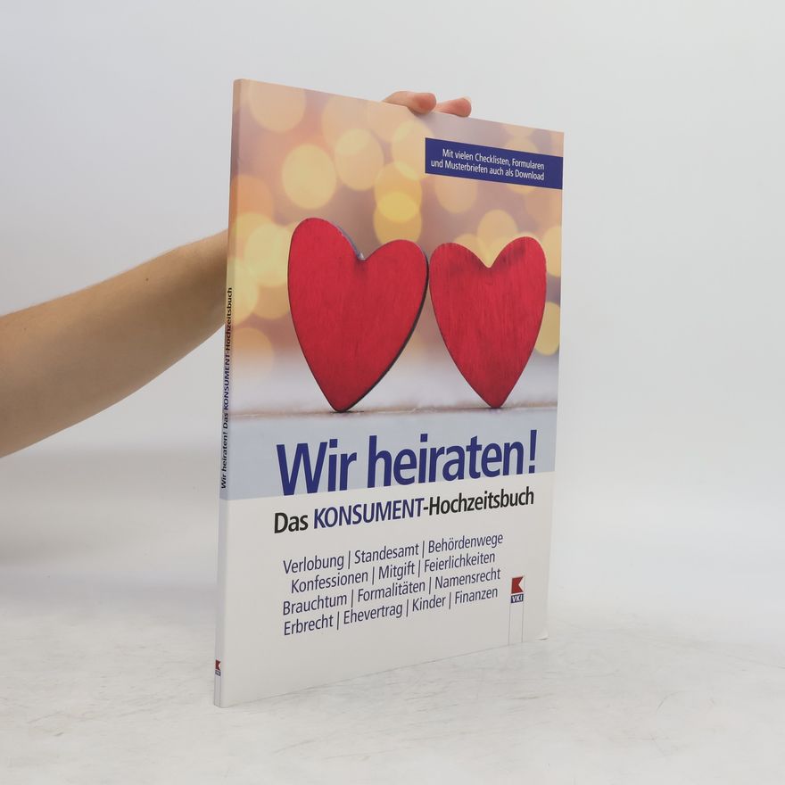 Manfred Lappe Wir heiraten! Das KONSUMENT-Hochzeitsbuch