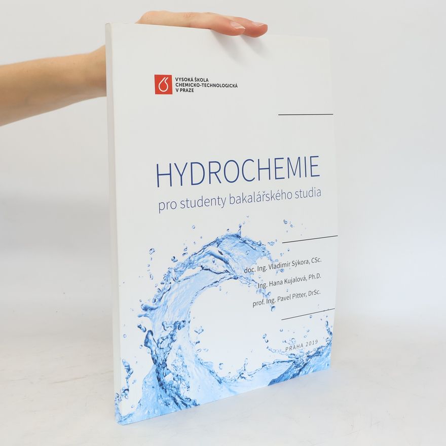 Hana Kujalová Hydrochemie pro studenty bakalářského studia