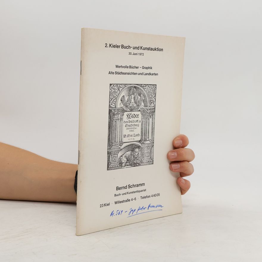 Collectif d'auteurs 2. Kieler Buch- und Kunstauktion