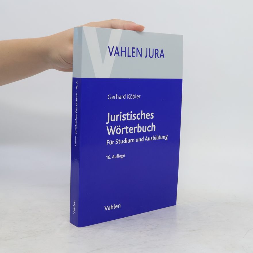 Gerhard Kobler Juristisches Wörterbuch