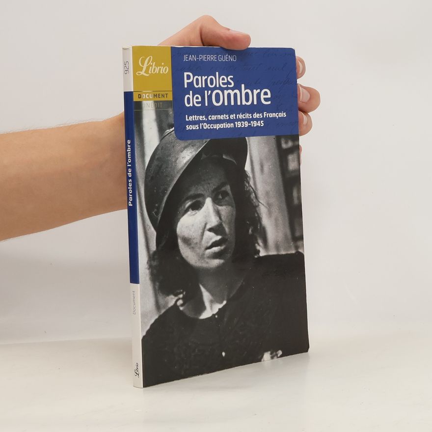 Jean-Pierre Guéno Paroles de l'ombre