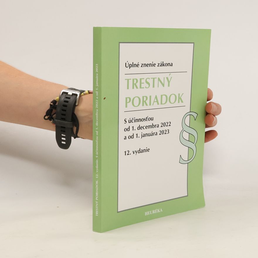 Kolektiv autorů Trestný poriadok