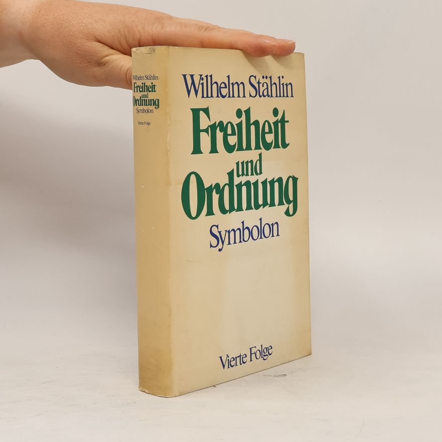 Wilhelm Stählin Freiheit und Ordnung