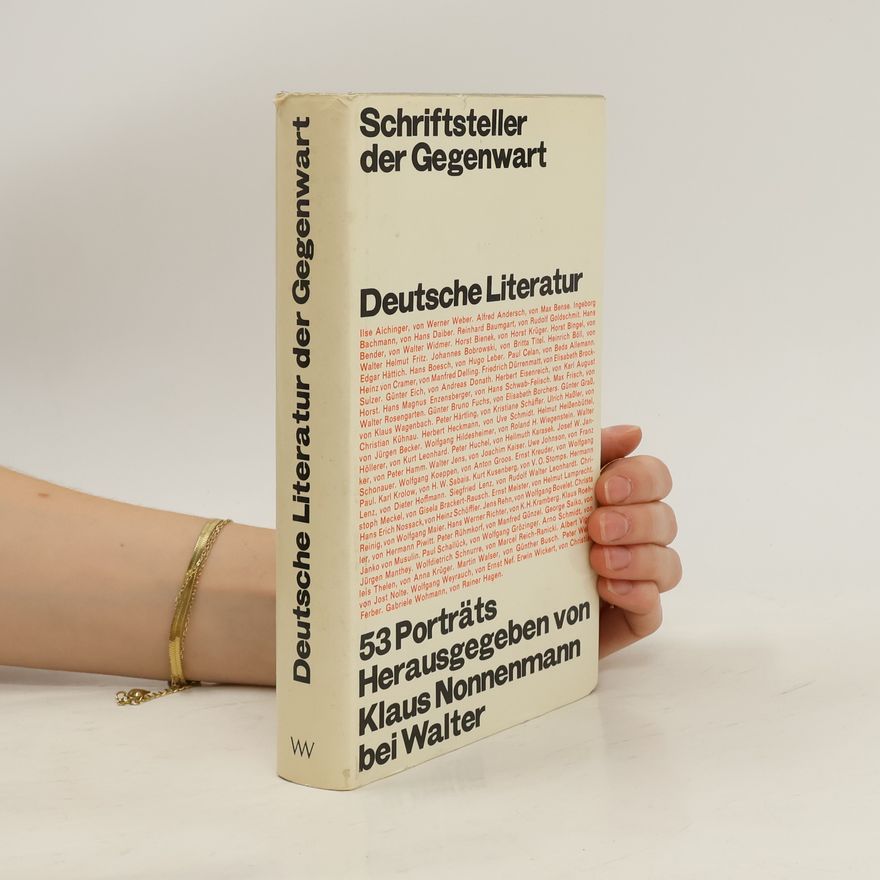 Klaus Nonnenmann Deutsche Literatur der Gegenwart