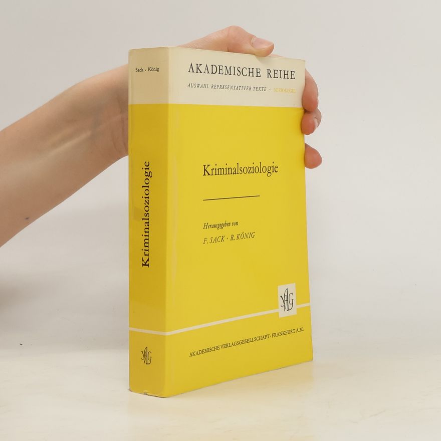 R. König Kriminalsoziologie