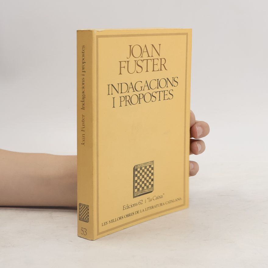 Joan Fuster Indagacions i propostes