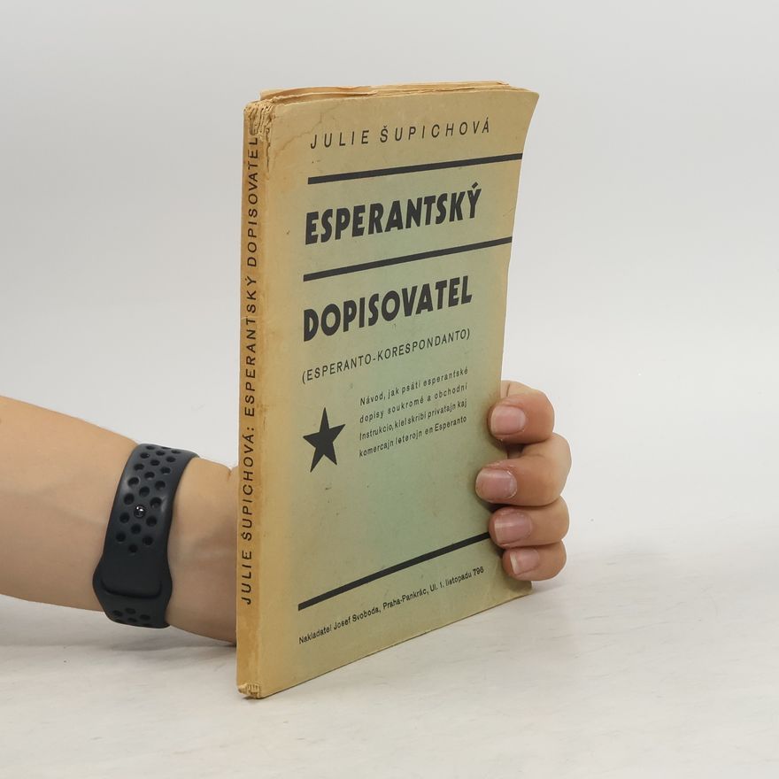 Julie Šupichová Esperantský dopisovatel