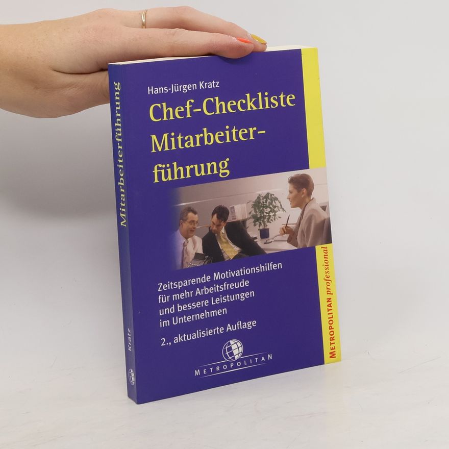 Hans-Jürgen Kratz Chef-Checkliste Mitarbeiterführung
