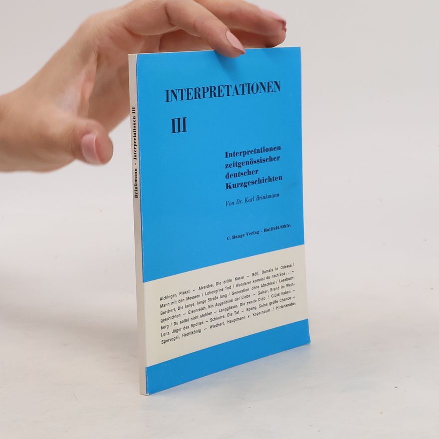 Robert Hippe Interpretationen III.