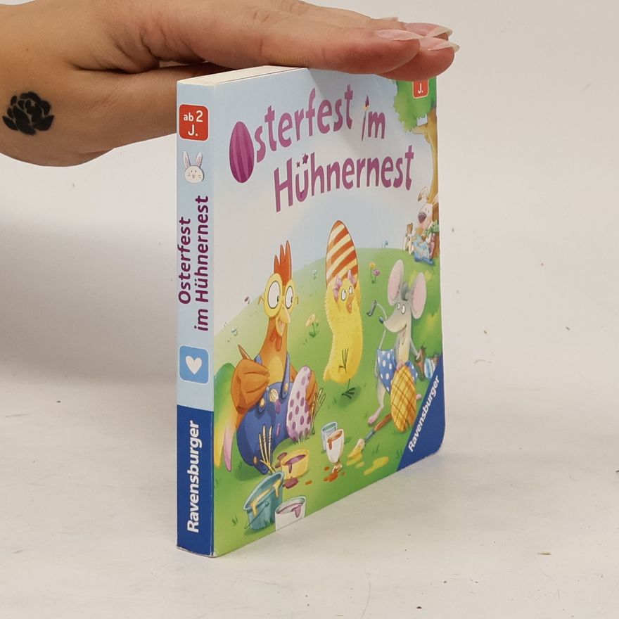 Maria Höck Osterfest im Hühnernest: Kinderbuch ab 2 Jahren, kleines Geschenk fürs Osternest, Pappbilderbuch