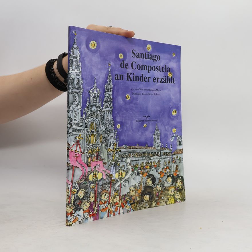 Marta Marín Santiago de Compostela an Kinder erzählt