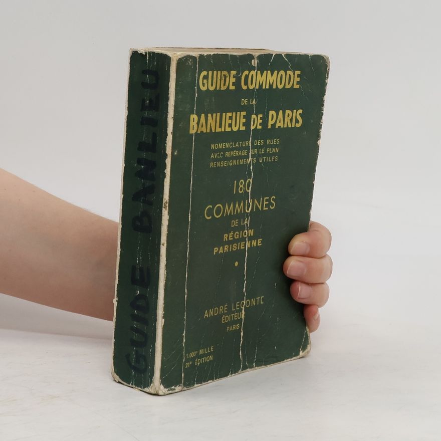 Kolektiv autorů Guide-commode de la banlieue de Paris