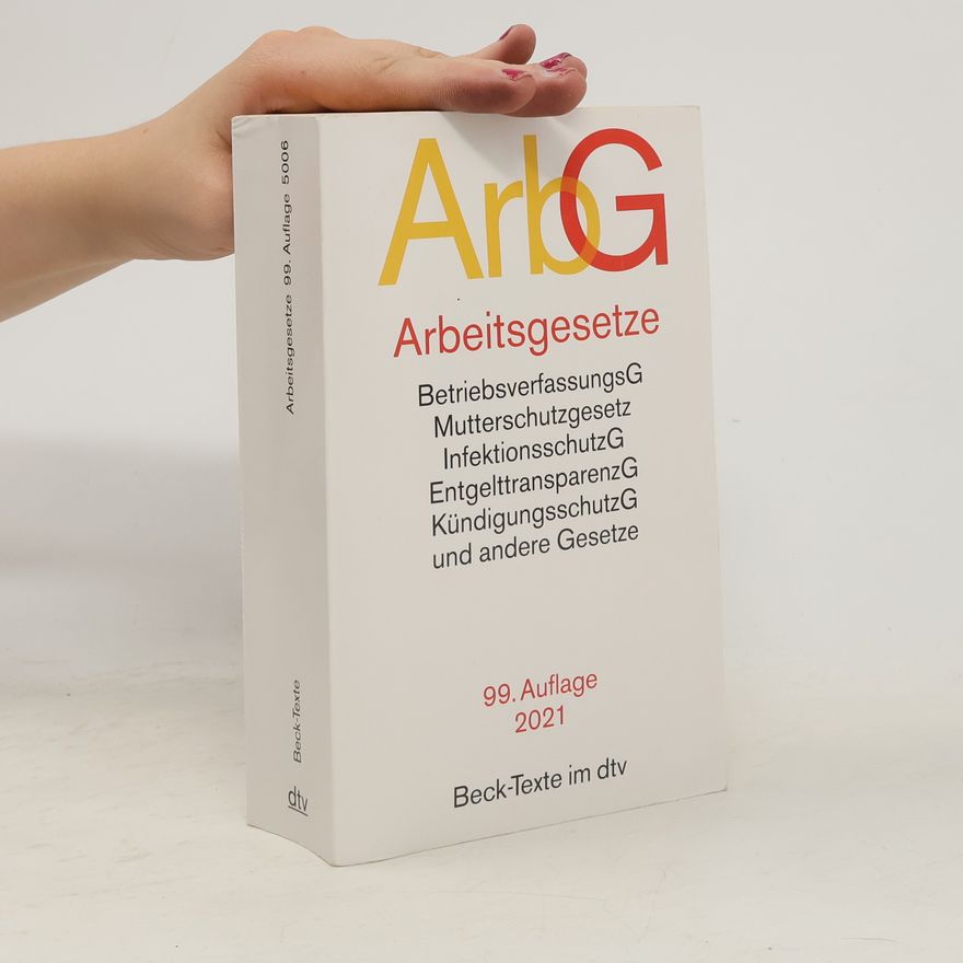 Collectif d'auteurs Arbeitsgesetze ArbG