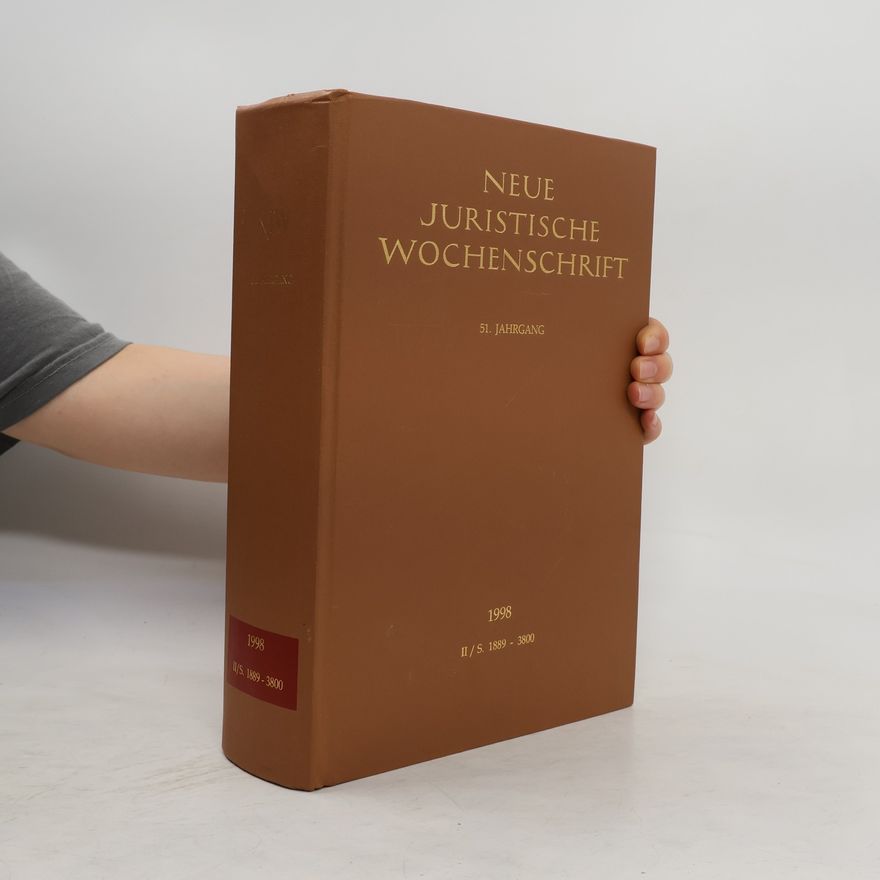 Collectif d'auteurs Neue Juristische Wochenschrift 51.Jahrgang