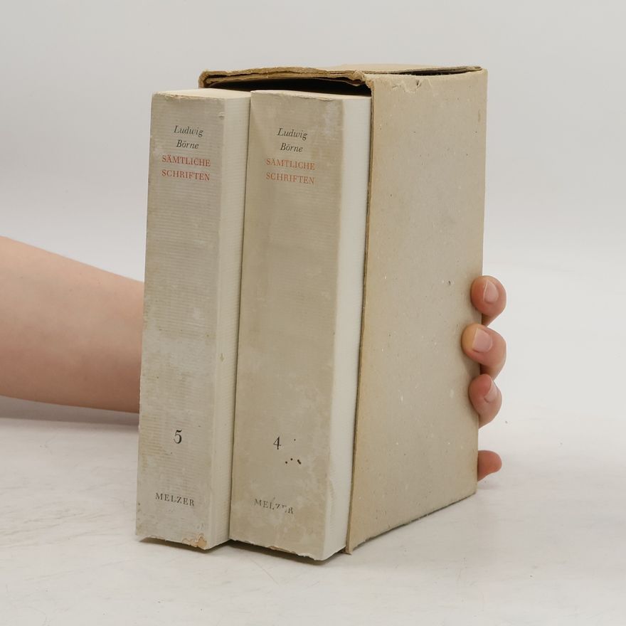 Ludwig Börne Sämtliche Schriften 5-6
