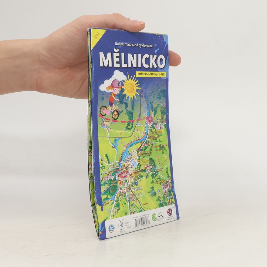 Collectif d'auteurs Ručně malovaná cyklomapa Mělnicko