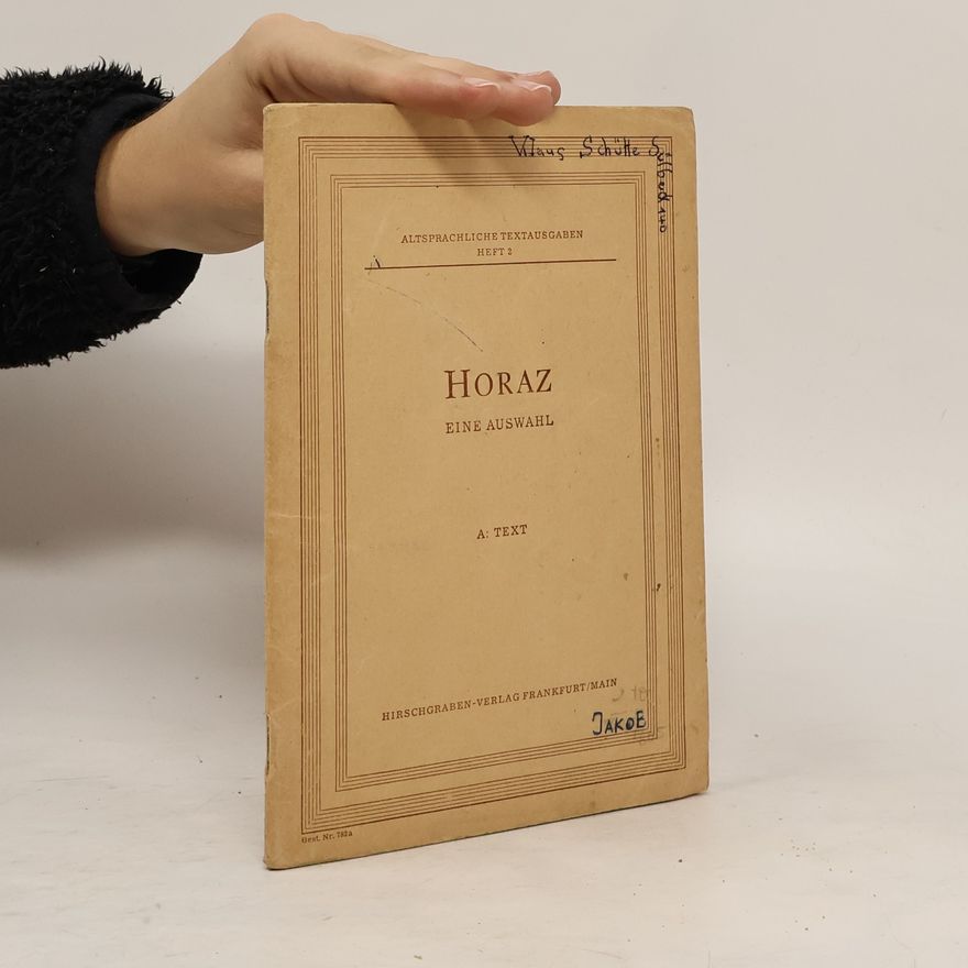 Collectif d'auteurs Horaz. Eine Auswahl. Heft 2