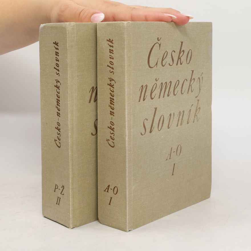 Hugo Siebenschein Česko-německý slovník I.-II.