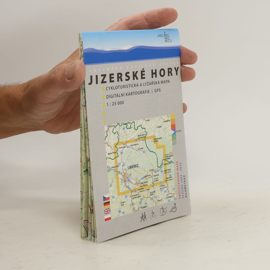 Collectif d'auteurs Jizerské hory cykloturistická a lyžařská mapa 1:25 000