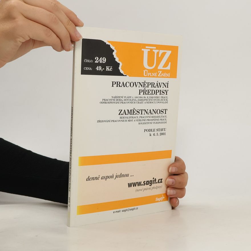 Collectif d'auteurs Pracovněprávní předpisy. Zaměstnanost