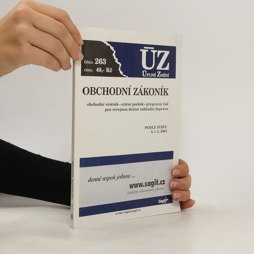 Collectif d'auteurs Obchodní zákoník