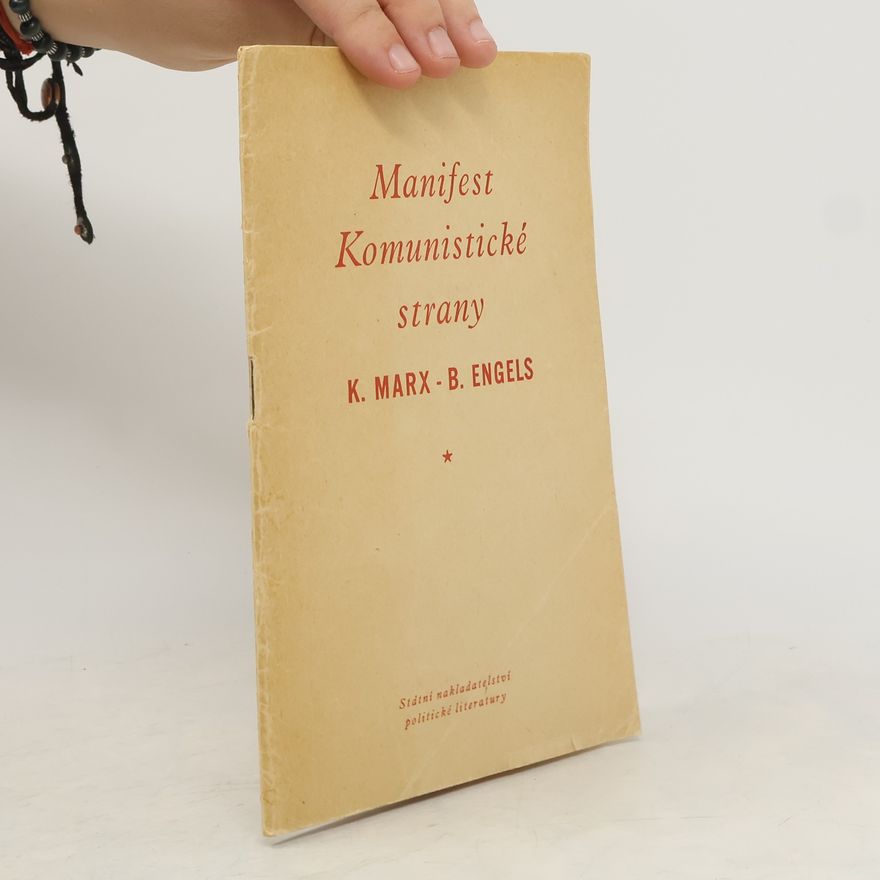 Karl Marx Manifest Komunistické strany