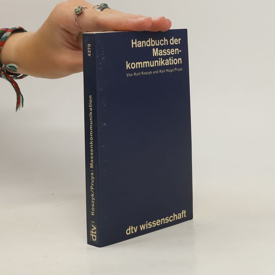 Kurt Koszyk Handbuch der Massenkommunikation