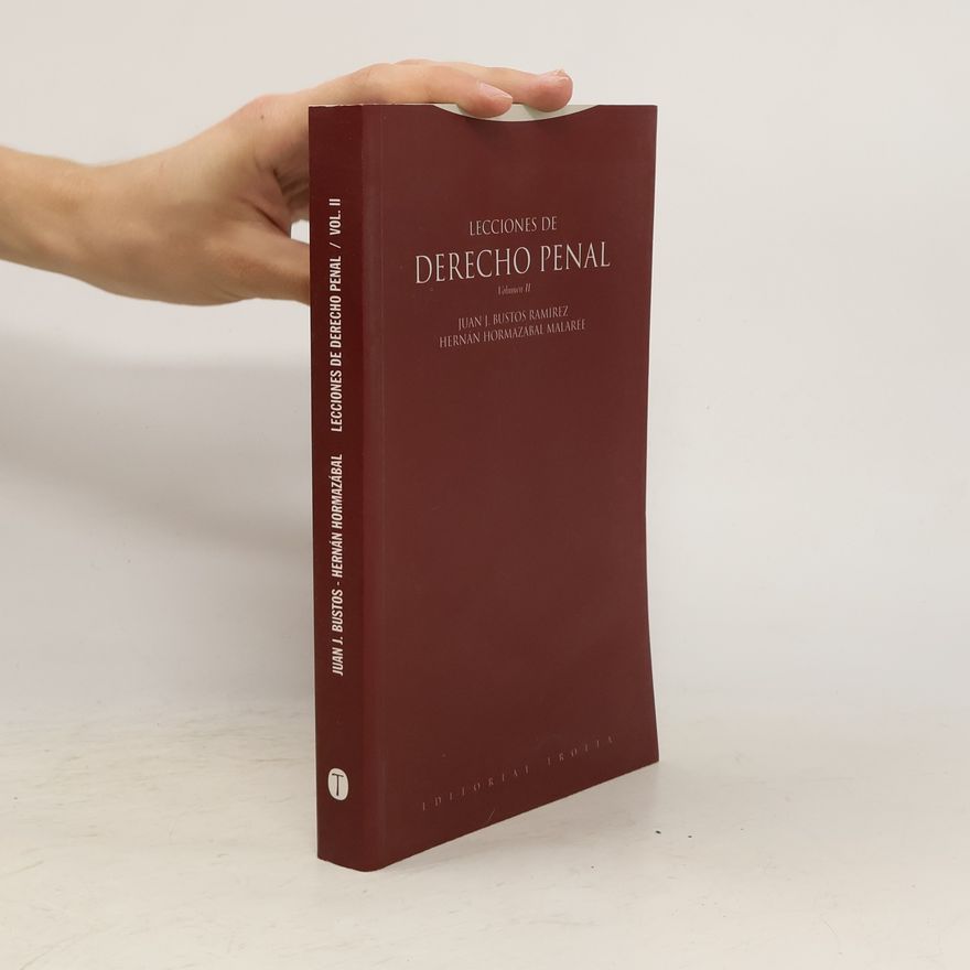 Hernan Hormazabal Malaree Lecciones De Derecho Penal Vol. II