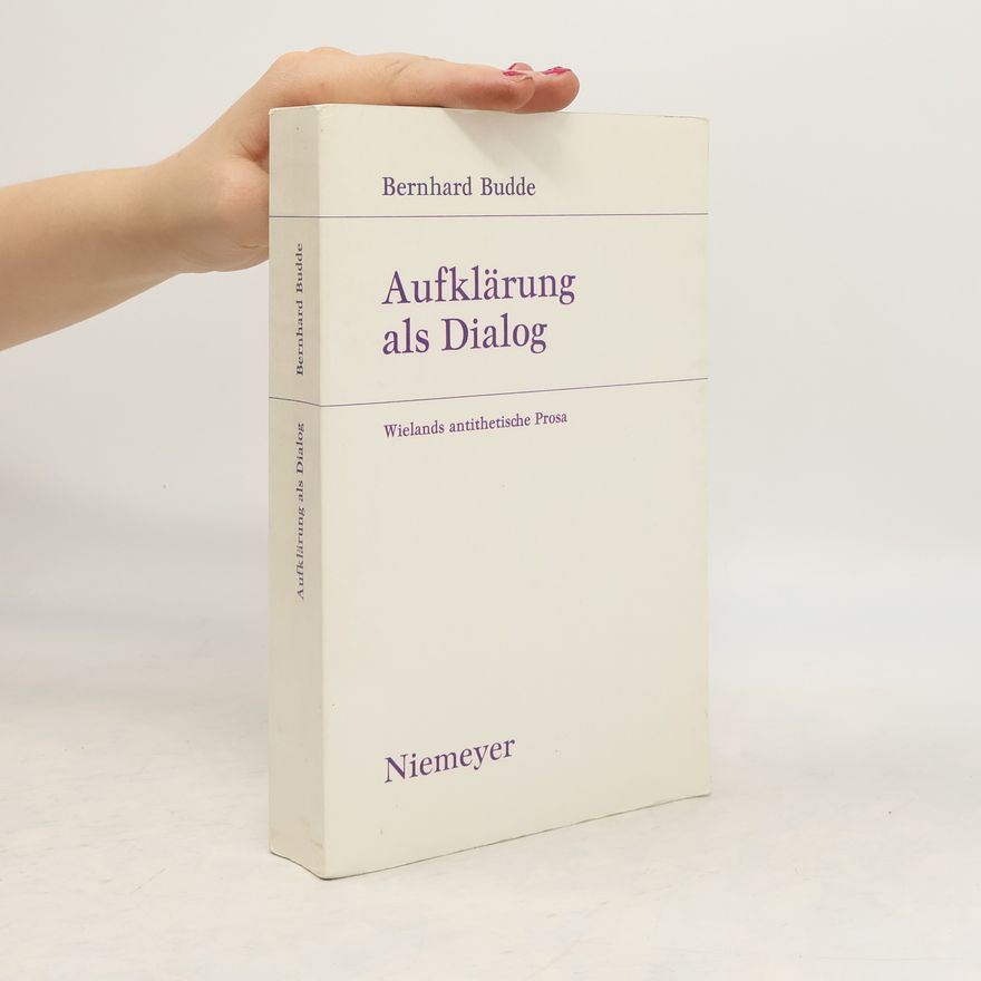 Bernhard Budde Aufklärung als Dialog