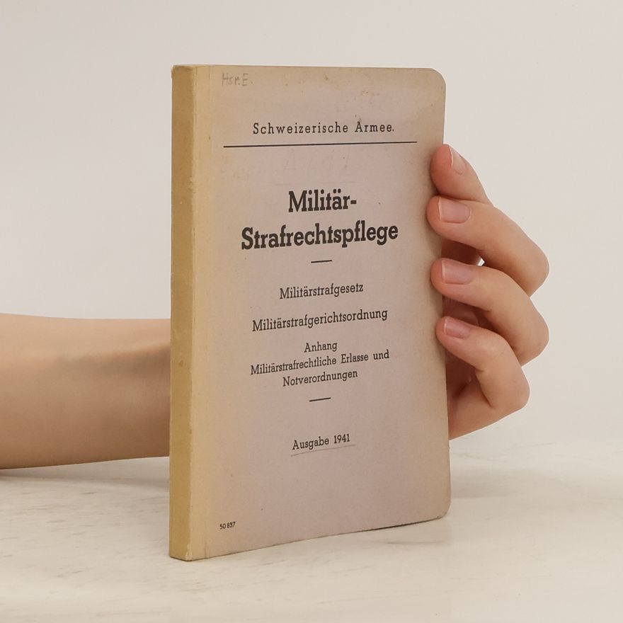 Autorenkollektiv Militärstrafrechtspflege