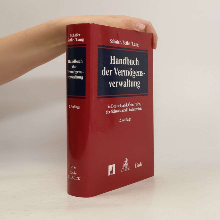 Frank A. Schäfer Handbuch der Vermögensverwaltung