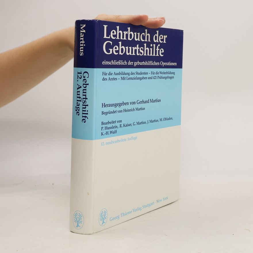Gerhard Martius Lehrbuch der Geburtshilfe