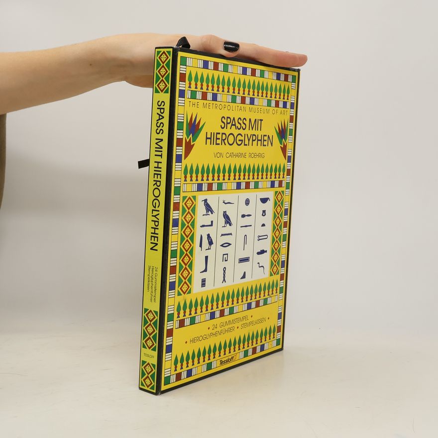 Catharine Röhrig Spaß mit Hieroglyphen, 24 Gummistempeln, Stempelkissen u. Hieroglyphenführer