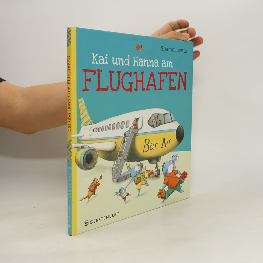 Sharon Rentta Kai und Hanna am Flughafen
