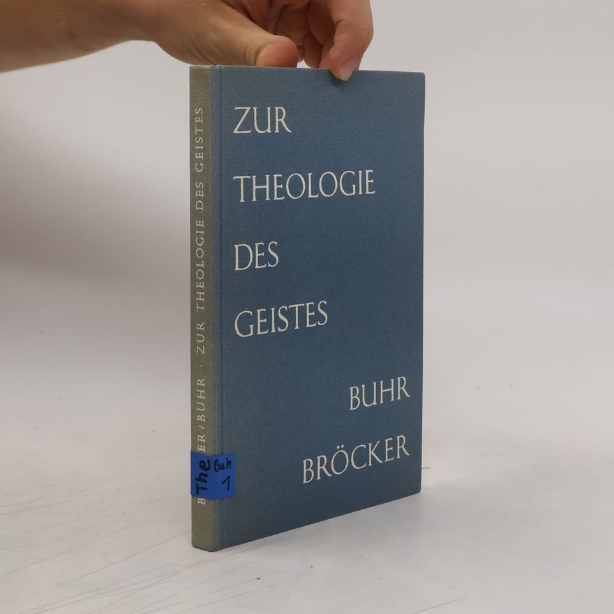 Walter Bröcker Zur theologie des geistes