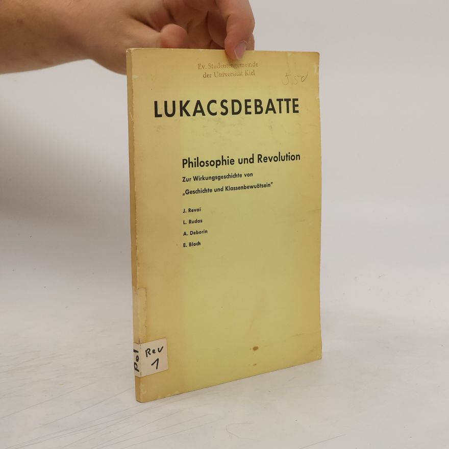 Ladislaus Rudas Lukacsdebatte
