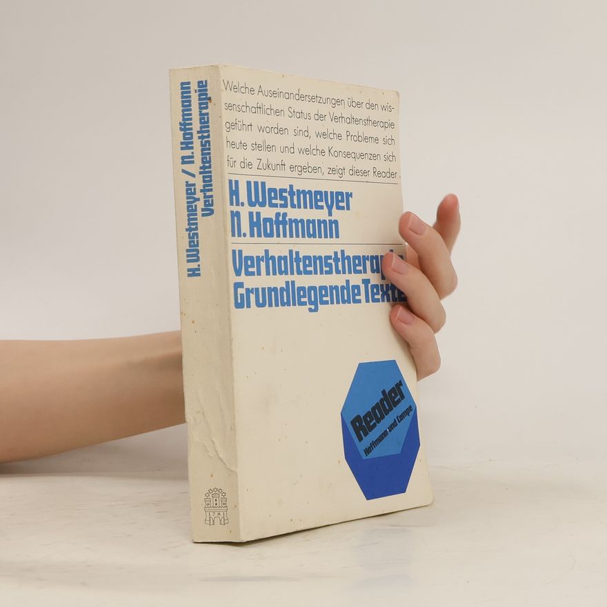 Hans Westmeyer Verhaltenstherapie