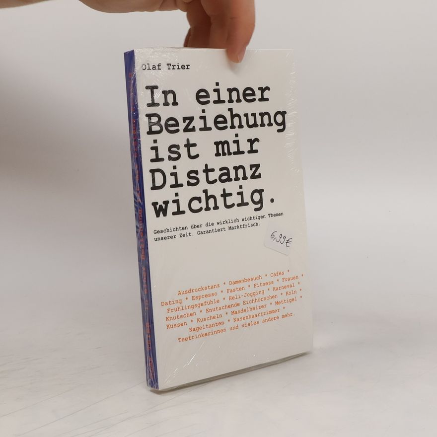 Olaf Trier In einer Beziehung ist mir Distanz wichtig